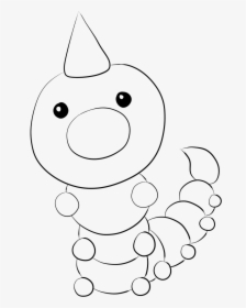 Caterpie Lineart By Lilly - Coloring Book, HD Png Download, Free Download