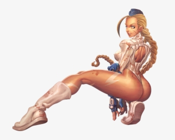 Big Butt Blonde Art Wall Print Poster , Png Download - Cammy Street Fighter, Transparent Png, Free Download