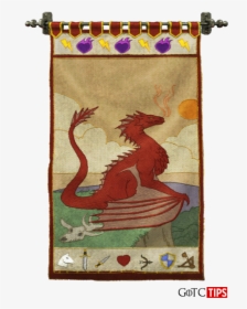 Game Of Throne Conquest Dragon Graphics Tapestry - Game Of Thrones Conquest Dragon Art, HD Png Download, Free Download
