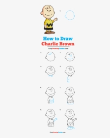 How To Draw Charlie Brown - Step By Step Hoodie Drawing Easy, HD Png Download, Free Download