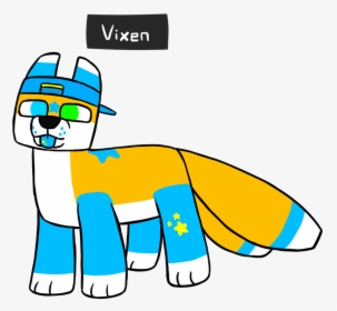 Vixen In The Minecraft Style, HD Png Download, Free Download