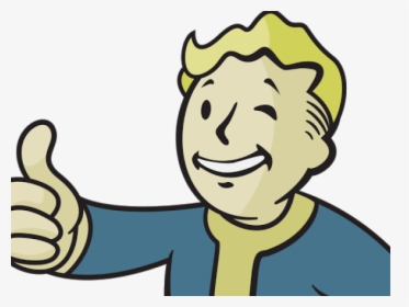 Fallout Clipart Pip Boy - Transparent Vault Boy Thumbs Up, HD Png Download, Free Download