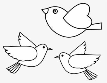 Peace Dove 1 39 Black White Line Art Christmas Xmas - Old World Flycatcher, HD Png Download, Free Download