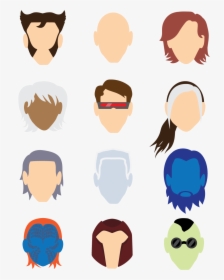 Face Clipart Wolverine - X Men Icons, HD Png Download, Free Download