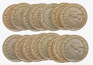 15 Aegon V Targaryen Half-pennies Gaming Coins - Coin, HD Png Download, Free Download