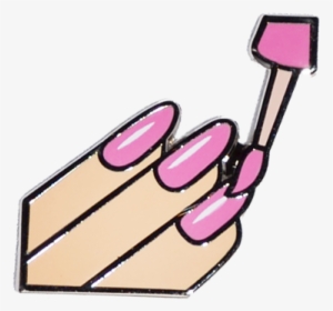 Nail Emoji Png - Transparent Nail Polish Cartoon, Png Download, Free Download