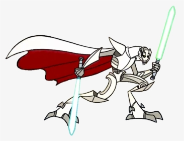 Generalgrievous Detail - Cartoon, HD Png Download, Free Download