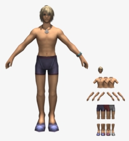 Download Zip Archive - Xenoblade Chronicles Shulk Swimsuit, HD Png Download, Free Download