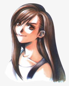 #tifa #freetoedit - Final Fantasy 7 Tifa Portrait, HD Png Download, Free Download