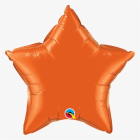 20 Orange Star Foil Balloon - Star Shaped Balloon, HD Png Download, Free Download