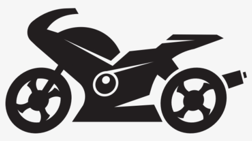 Motorcycle Silhouette Monochrome - Silueta De Herramienta Para Fontaneria, HD Png Download, Free Download