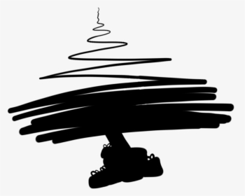 Christmastree Silhouette By Crystalcalluna - Illustration, HD Png Download, Free Download
