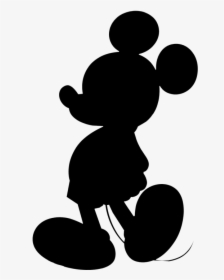 Mickey Mouse Silhouette Clipart Mickey Mouse Minnie - Transparent Mickey Mouse Silhouette Png, Png Download, Free Download