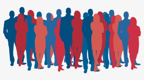Audience Segmentation Of Silhouetted People - Silhouette, HD Png Download, Free Download