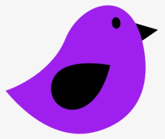 Bird Purple Background Wall Paper Wallpaper - Easy Cartoon Birds Drawings, HD Png Download, Free Download