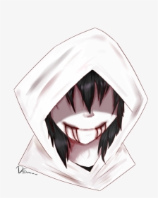 Killer Drawing Mouth - Jeff The Killer Mouth, HD Png Download, Free Download