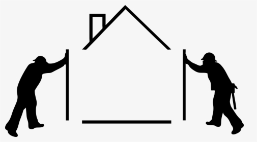 Good Builder Rathgar South Dublin Contact Us Builders - Man Building House Icon, HD Png Download, Free Download