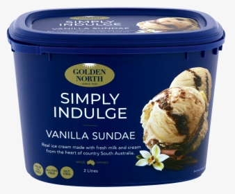Simply Indulge Vanilla Sundae Ice Cream - Best Australian Ice Cream Brands, HD Png Download, Free Download