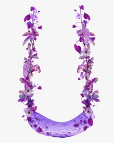 Purple Floral Swing Frames - Transparent Flower Swing Png, Png Download, Free Download