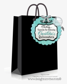 Transparent Gift Tag Template Png - Thank You Note On Goodie Bag, Png Download, Free Download