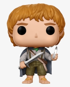 Lotr Samwise Gamgee Pop Figure Once The Young Hobbit - Samwise Funko Pop, HD Png Download, Free Download