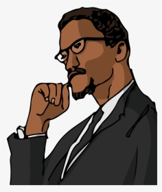 Malcolm X House Site , Png Download - Malcolm X Drawing Cartoon, Transparent Png, Free Download