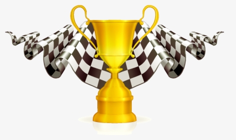 Cartoon Plaid Fabric Trophy Elements - Formula 1 Racing Trophy, HD Png Download, Free Download