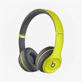 Beats Solo2 Wireless On-ear Headphone, Active Collection - Beats Solo 2 Wireless Yellow, HD Png Download, Free Download
