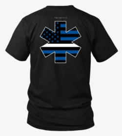 Law Enforcement Thin Blue Line Shirt, HD Png Download, Free Download