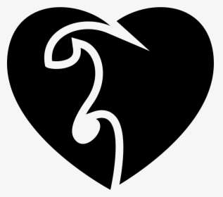 Heart With Flames Line - Icon, HD Png Download, Free Download