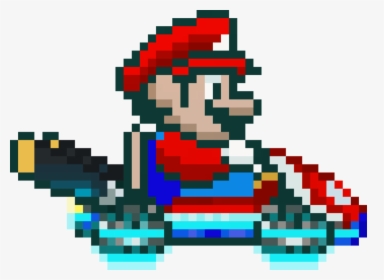 Mario Pixel Png - Mario Kart Transparent Background, Png Download, Free Download