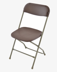 Brown Poly Chair,samsonite Folding Chairs, Rental Folding - 3 4 Chair Transparent Png, Png Download, Free Download