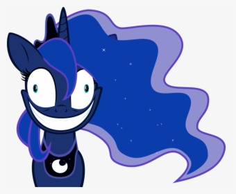 Princess Luna Princess Celestia Pony Cobalt Blue Purple - Mlp Crazy Princess Luna, HD Png Download, Free Download
