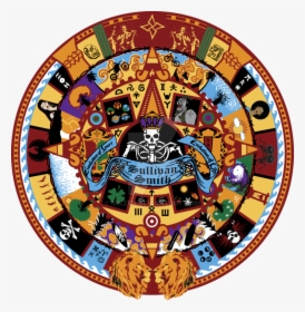 Aztec Calendar Logo 4 By Max - Aztec Calendar, HD Png Download, Free Download