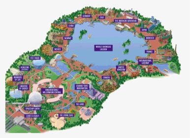 @neiltyson I Visited Epcot Center Recently And Learned - California Adventure Map 2019, HD Png Download, Free Download