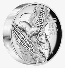 2020 5 Oz Australia Lunar Series Iii Year Of The Mouse - Silver Coin 2020 Lunar Mouse Proof 2 Oz, HD Png Download, Free Download