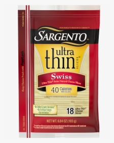 Sargento® Swiss Natural Cheese Ultra Thin® Slices"  - Sargento Cheese, HD Png Download, Free Download
