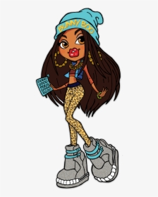 Bratz Birthday Babe Birthday Card , Png Download - Bratz Cartoon Characters Sasha, Transparent Png, Free Download