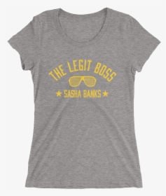 Sasha Banks "the Legit Boss - Active Shirt, HD Png Download, Free Download