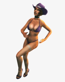 Stripper Girl Png - Saints Row The Third Bikini, Transparent Png, Free Download