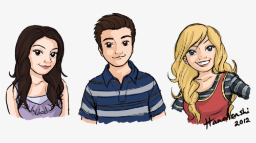 Icarly Scribble By Hanatenshi - Icarly Fan Art, HD Png Download, Free Download