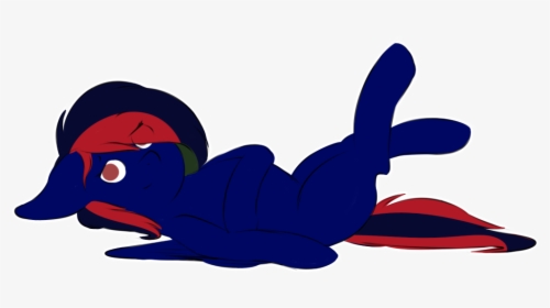 Waffy-butt, Laying Down, Lying, Oc, Oc - Cartoon, HD Png Download, Free Download