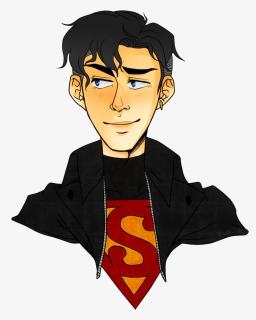 ““i Tried My Hand At 90s Superboy - Cartoon, HD Png Download, Free Download