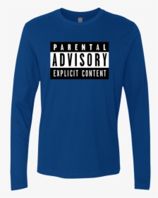 Limited Edition Black White "parental Advisory - Long-sleeved T-shirt, HD Png Download, Free Download