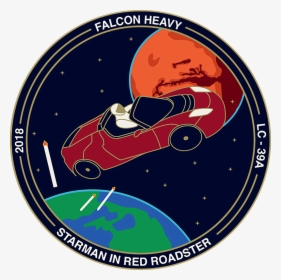 Today"s Unlocked Achievement Is Eline De Boer"s Starman - Falcon Heavy Mission Patch, HD Png Download, Free Download