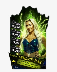 Charlotte S4 17 Monster , Png Download - Wwe Supercard Season 4 Cards, Transparent Png, Free Download