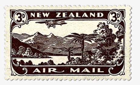 Airmail Stamp Png - Air Mail New Zealand, Transparent Png, Free Download
