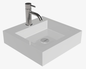Small Countertop Sink Wb-05 S Side View - Bathroom Sink, HD Png Download, Free Download