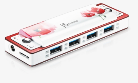 J5create Harmonica 4-port Usb 3.0 Hub Juh345, HD Png Download, Free Download