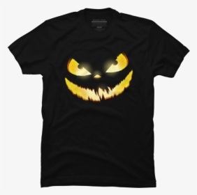 Halloween Scary Pumpkin Face - Active Shirt, HD Png Download, Free Download